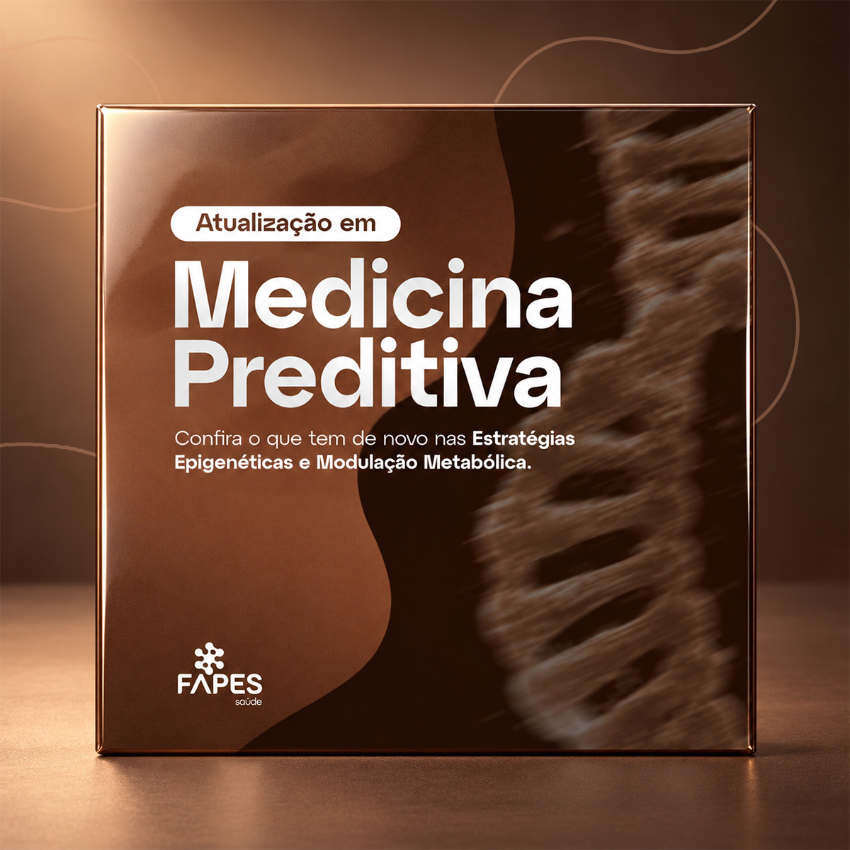 Capa da atualização em Medicina Preditiva da FAPES Saúde